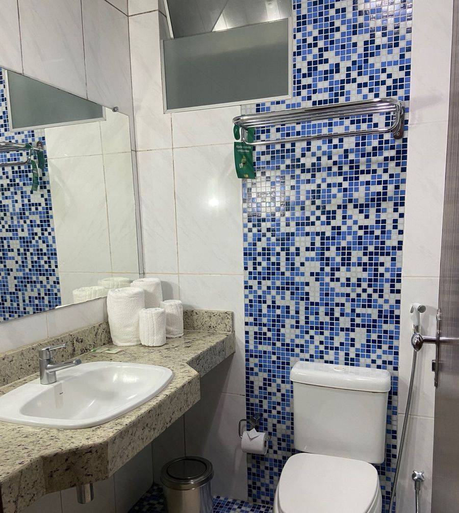 Banheiro do apartamento Luxo