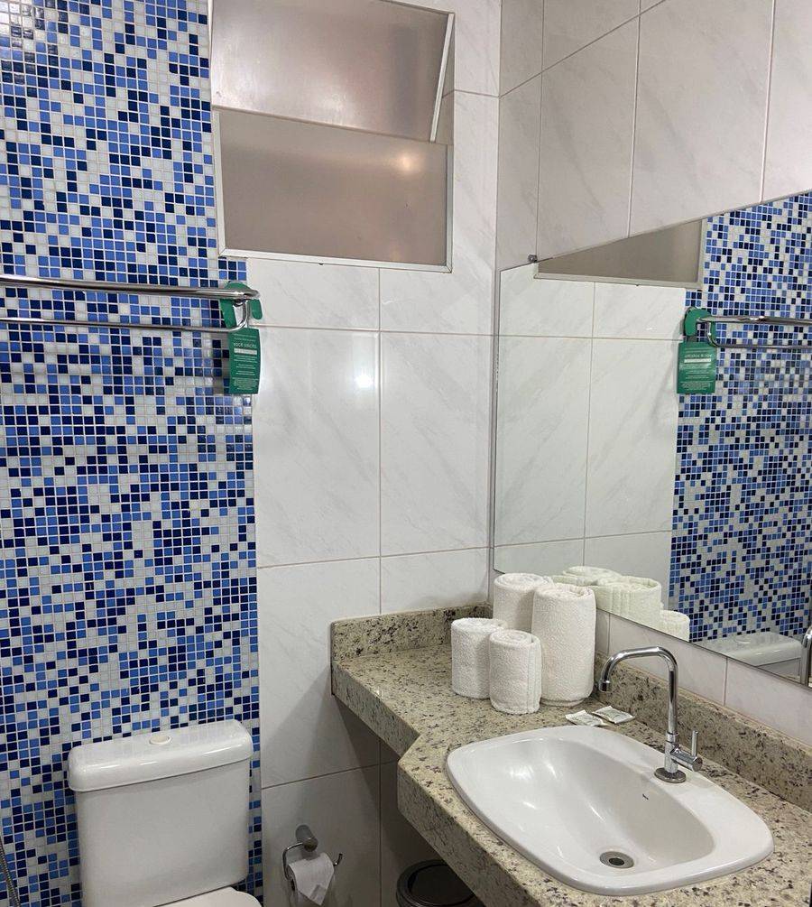 Banheiro do apartamento Luxo Superior