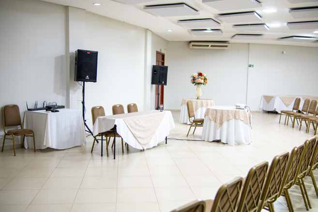 Estrutura do salão de eventos