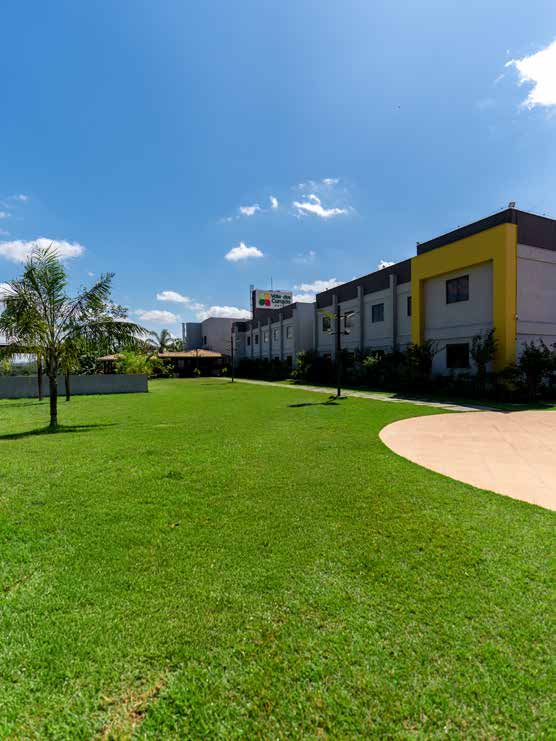 Gramado do hotel