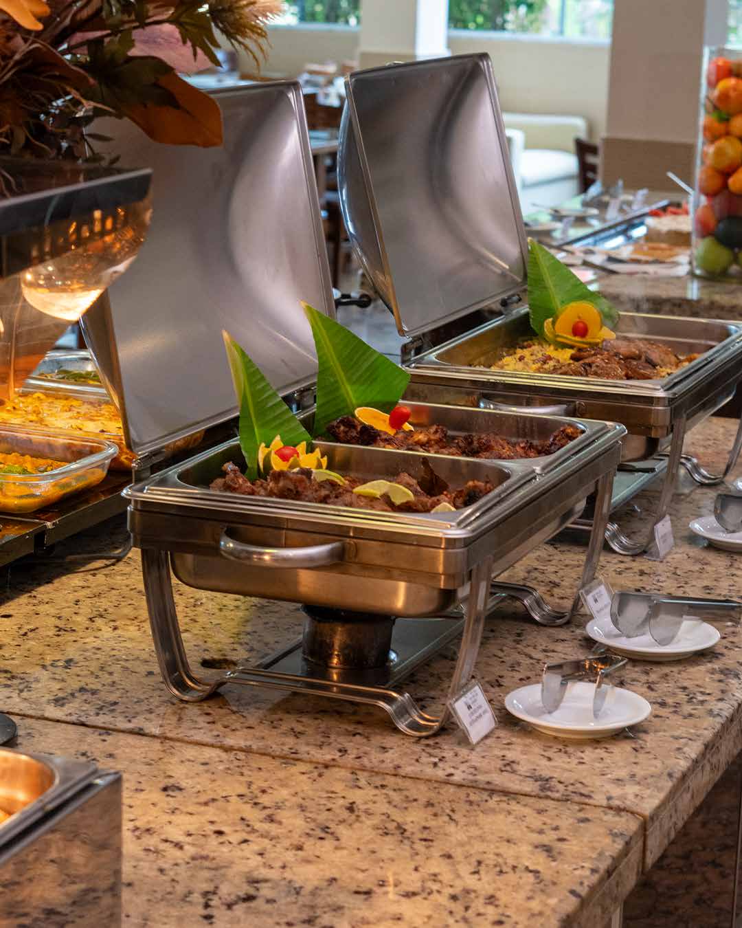 Buffet do restaurante