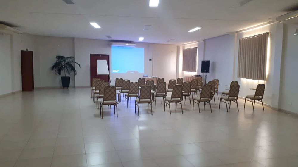 Salão Nobre II montado com projetor
